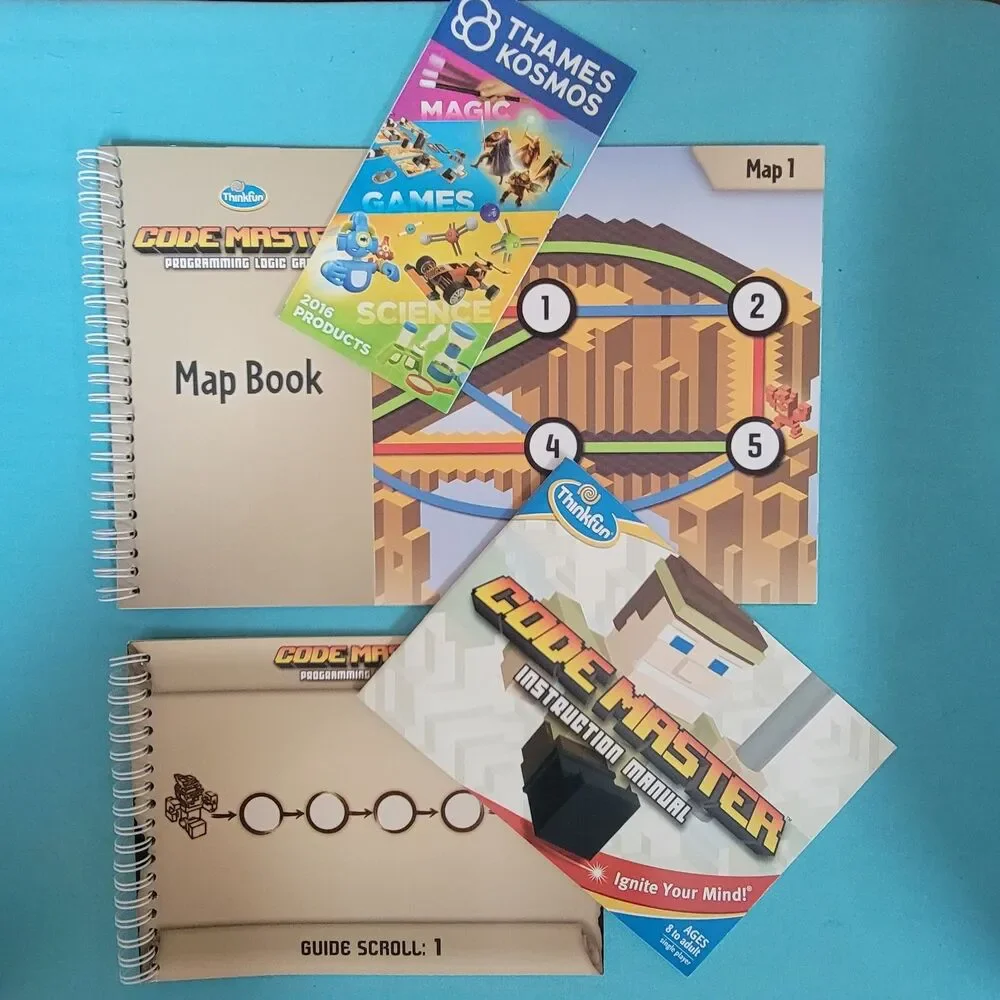 Thinkfun Code Master Programming Logic Minecraft Board Game - Used